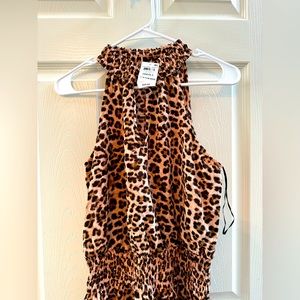INC. cheetah print top